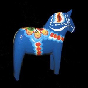 Dalahäst 15 cm, flera färger
