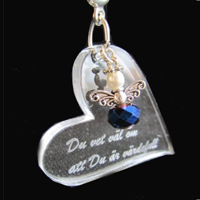 Halsband text +ängel