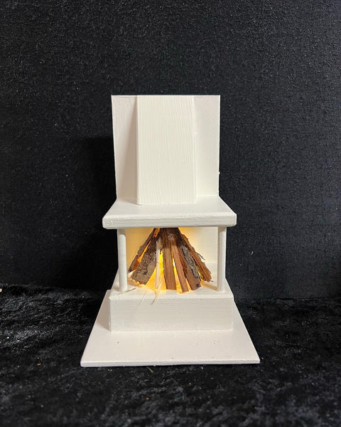 Miniatyr öppen spis