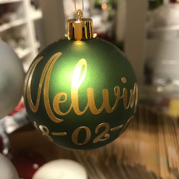 Julkula med namn och datum
