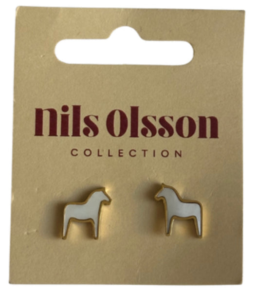 Smycken, örhängen, Nils Olsson dalahästar collection