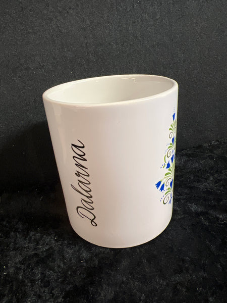 Mugg med kurbits med text eller utan