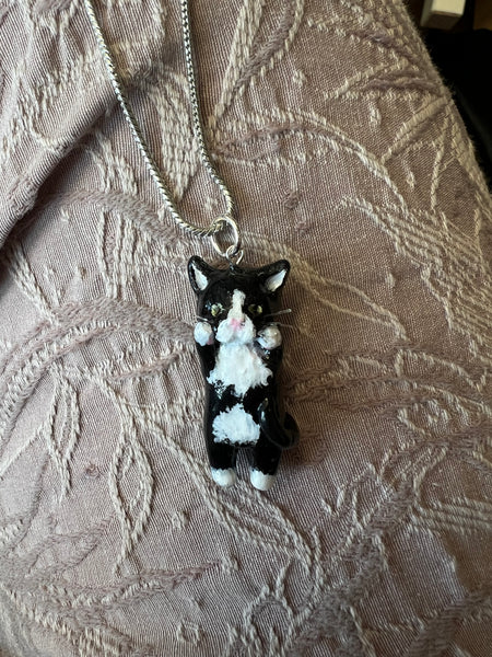 Handgjord katt med morrhår