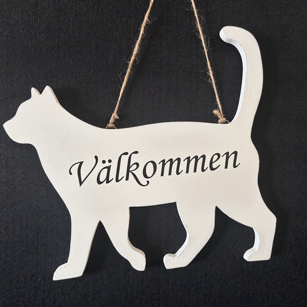 Välkomstskylt Katt