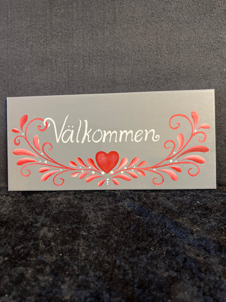 Stor Välkommenskylt