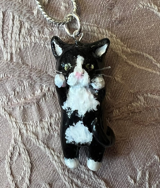 Handgjord katt med morrhår