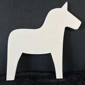 Fasadhäst, vit 40 cm